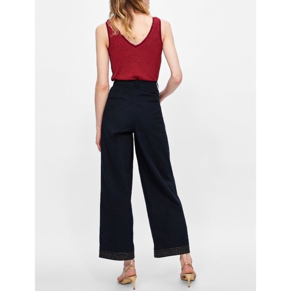 ZARA Wide Leg Pants - Picture 7 of 8